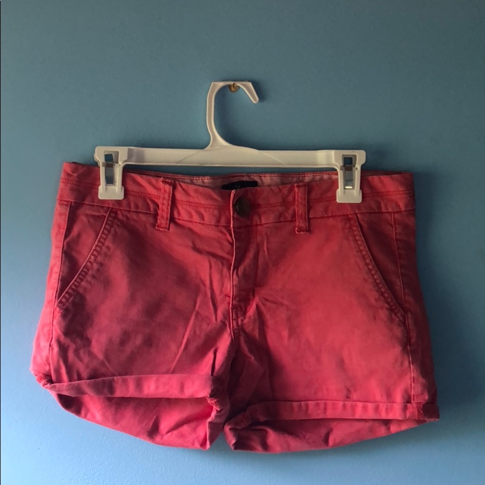 Pink American eagle shorts